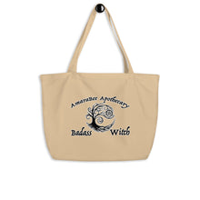 Load image into Gallery viewer, Badass Witch Large organic tote bag