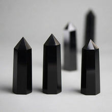 Load image into Gallery viewer, Obsidian Tower | Obsidian Crystal Tower | Healing Crystals | Witchcraft Supplies
