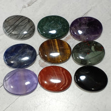 Load image into Gallery viewer, Natural Crystal Worry stone, Thumb stone, Crystal

