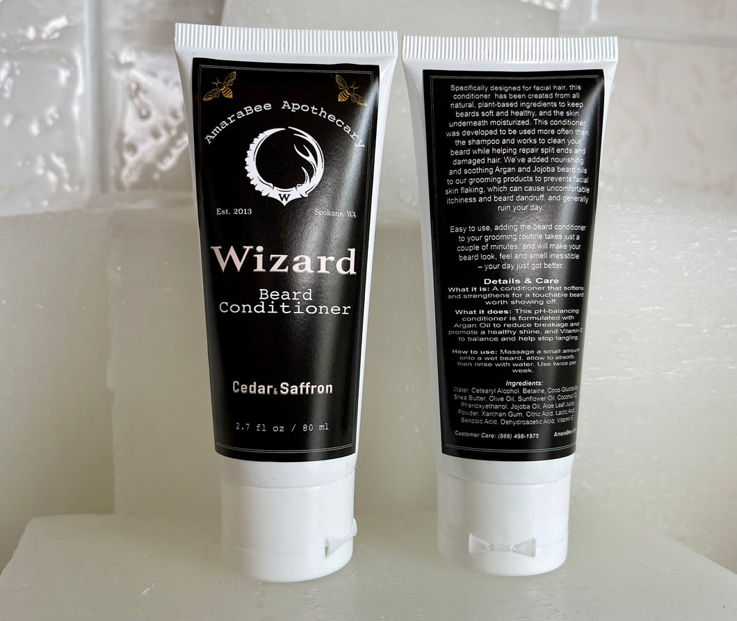 Wizard Beard Conditioner | Warlock by AmaraBee Apothecary | Men’s Hair Care | Natural