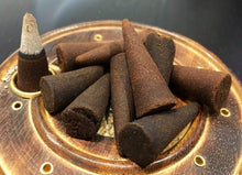 Load image into Gallery viewer, Sandalwood Incense Cones | 10 pack | manifest, wisdom, patience
