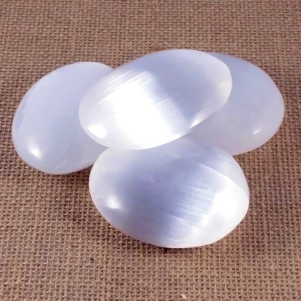 Selenite Palm Stone | Crystals | Wicca | Witchcraft | Ritual