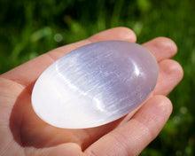 Load image into Gallery viewer, Selenite Palm Stone | Crystals | Wicca | Witchcraft | Ritual
