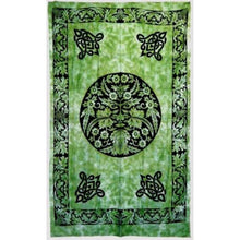 Load image into Gallery viewer, Green Man Celtic Tapestry | 6ft x 9ft | Wicca
