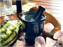 Load image into Gallery viewer, Soapstone Mortar and Pestle, Kitchen and Altar Tools, Spice Grinder 3 inch
