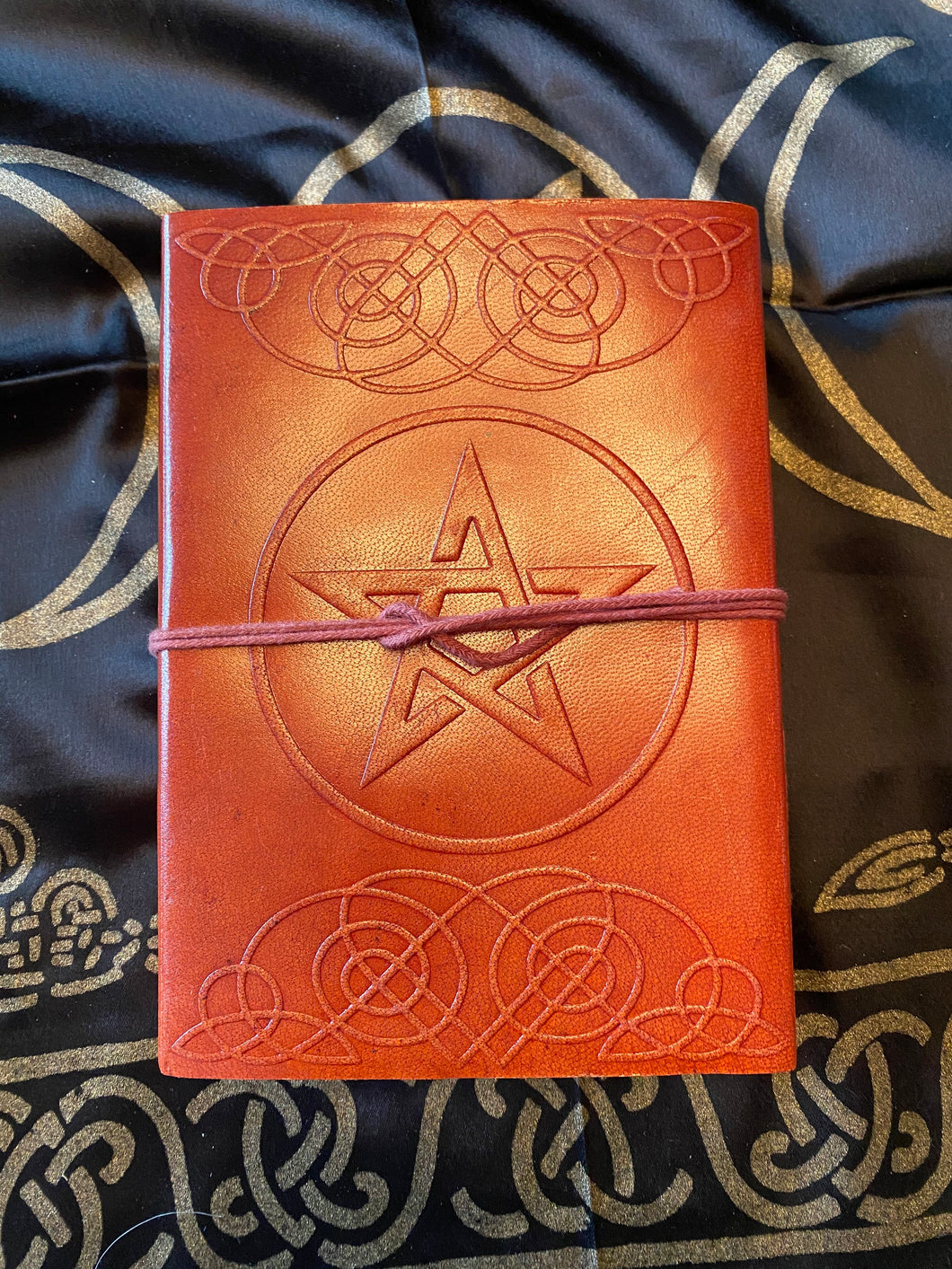 Mystic Travels Journal | Leather | Sustainable Tree Free Paper | Handmade Journal | Grimoire | Wicca