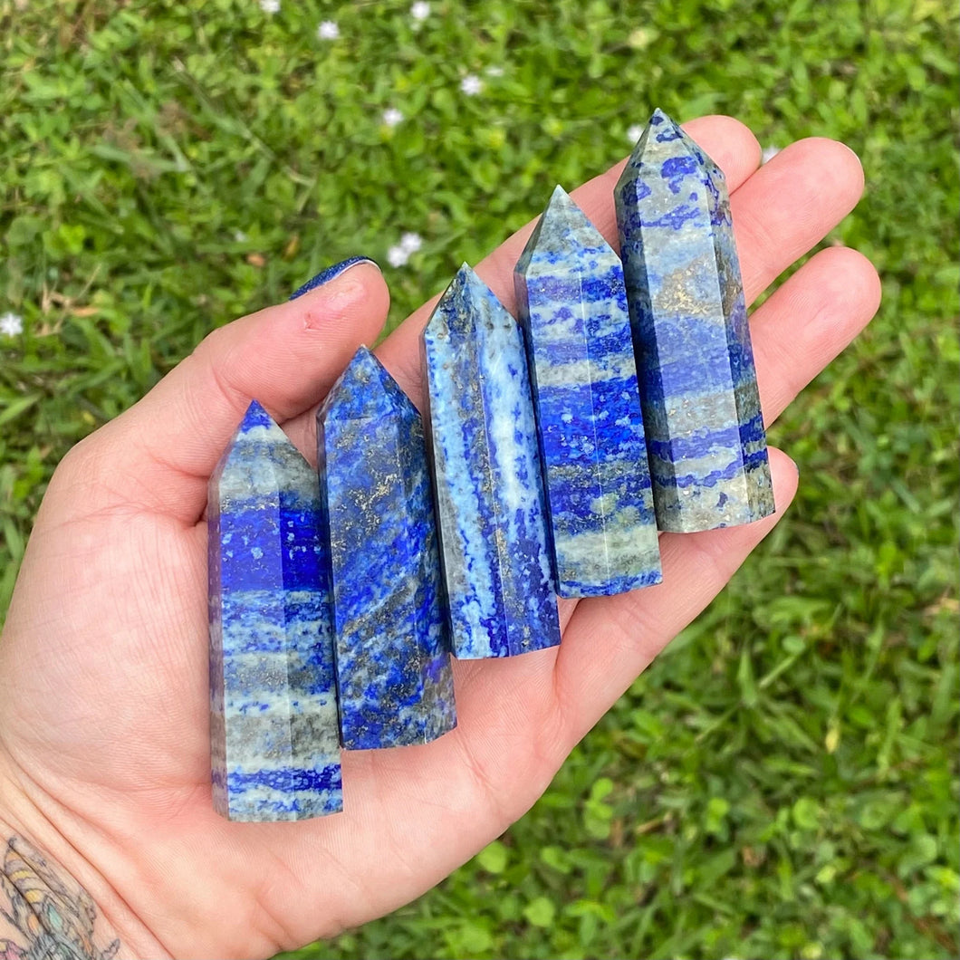 Lapis Lazuli Obelisk | Lapis Crystal Tower | Healing Crystals | Witchcraft Supplies
