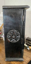 Load image into Gallery viewer, Pentacle Altar Cupboard | Witch Decor | Storage | Altar
