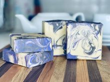 Load image into Gallery viewer, French Lavender Bar Soap - AmaraBee Apothecary | Goat Milk | Organic | Handmade | Natural | Palm Free
