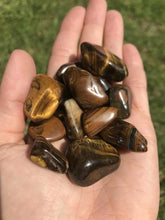 Load image into Gallery viewer, Tiger’s Eye  Polished Tumbled Gemstone
