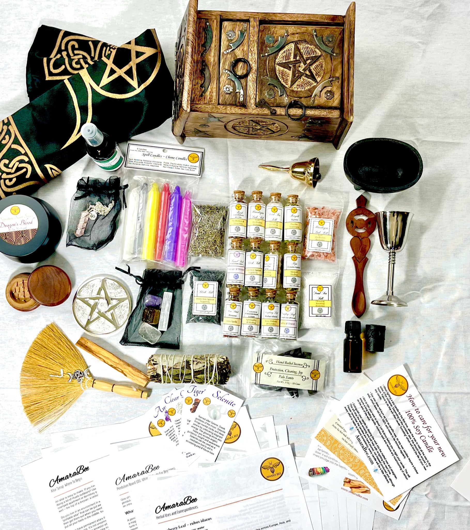  Witch kit Wiccan Altar kit Beginner Witchcraft kit for
