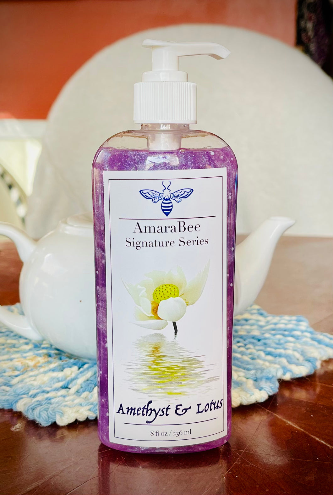 Amethyst and Lotus Creamy Body Wash | Hydrating Cleanser | Moisturizing