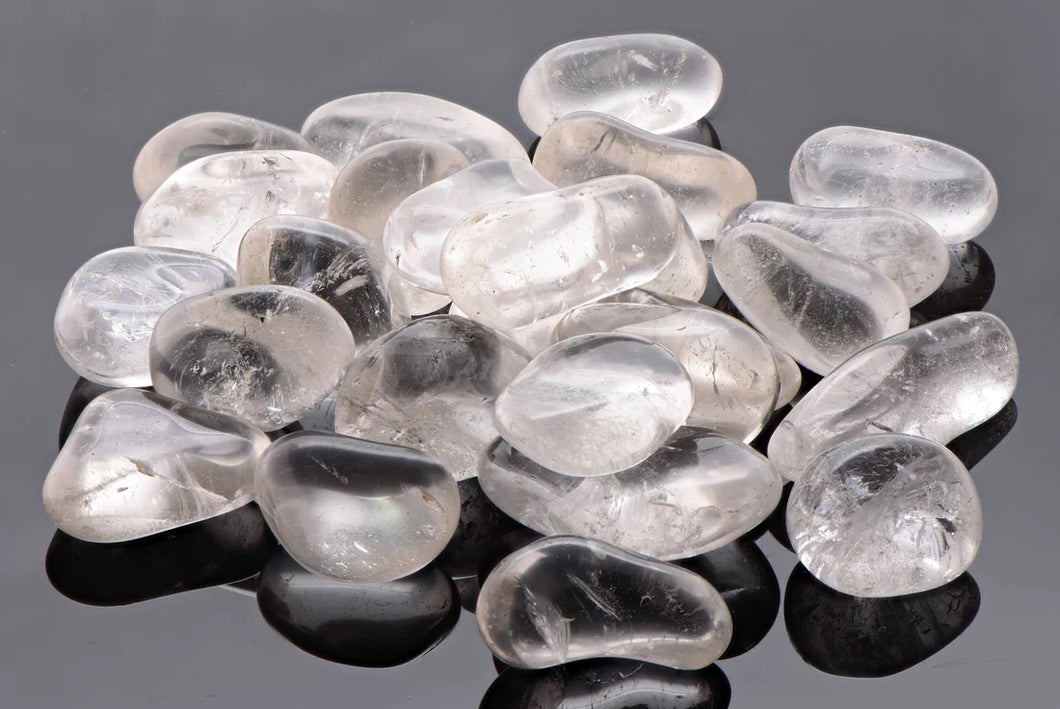 Quartz Crystal Natural Tumbled Gemstone - Stone of Amplification