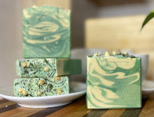 Load image into Gallery viewer, Jasmine &amp; Green Tea Bar Soap - AmaraBee Apothecary | Organic | Handmade | Natural | Palm Free
