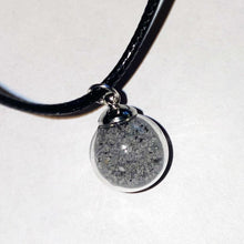 Load image into Gallery viewer, Personal Protection Witch Ball Necklace | Glass | Wicca | Goth | Jewelry
