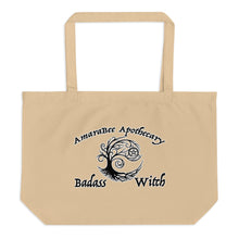 Load image into Gallery viewer, Badass Witch Large organic tote bag
