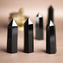 Load image into Gallery viewer, Obsidian Tower | Obsidian Crystal Tower | Healing Crystals | Witchcraft Supplies
